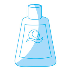 Sun bronzer bottle icon vector illustration graphic design