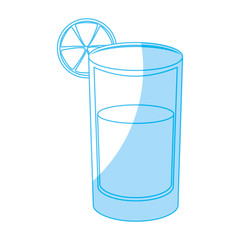 Delicious orange juice icon vector illustration graphic design