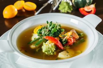 autumn vegetables soup