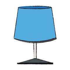 blue lamp light electrical decoration