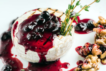 camembert with jam