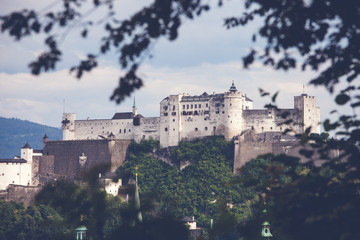 Fototapeta na wymiar Salzburg old fortress