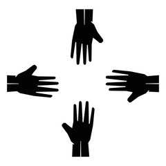 Obraz premium Afro diversity symbol icon vector illustration graphic design