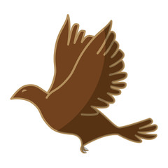 Dove bird symbol icon vector illustration graphic design