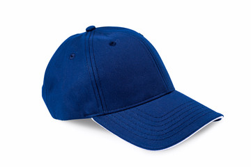 Cap isolated on white background. Baseball cap.