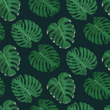 Exotic tropical seamless pattern