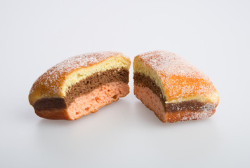 donut or sugar donut on a background.