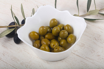 Green olives
