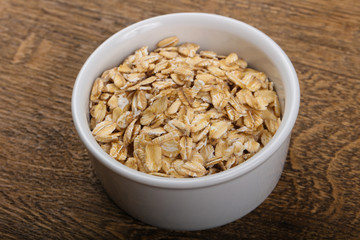 Raw oatmeal