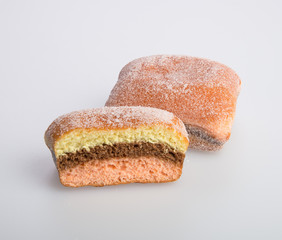 donut or sugar donut on a background.