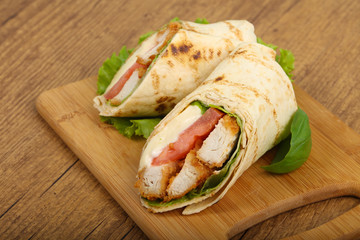Chicken bread roll
