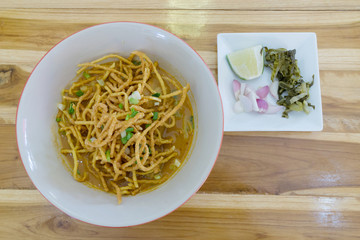 Khao Soi Noodle food of North Thai Style