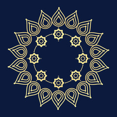 Vector illustration design flower abstract style molecular structure