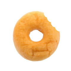 Sugary donuts isolated on a white background