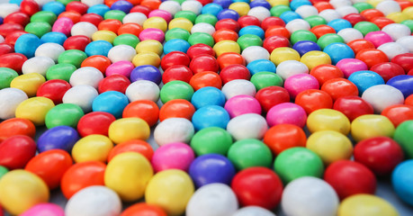 
Colorful candies background