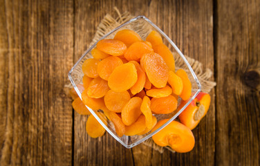 Portion of Dried Apricots
