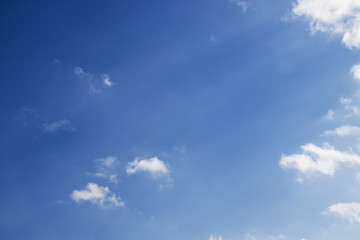 blue sky with clouds