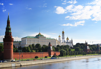 Obraz premium Russia, beautiful view of the Moscow Kremlin
