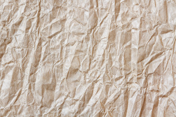 Brown creased paper background, texture
