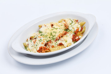 roasted vegetables with meat