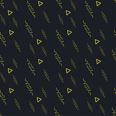 Black yellow seamless background pattern