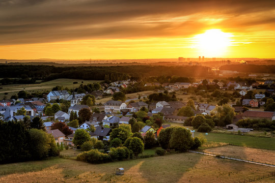 Sunset in Contern