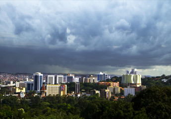 Obraz premium Kampala skyline