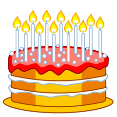 Cake icon illustration