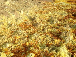 Concrétions, Dallol, Ethiopie
