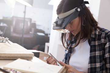 Goldsmith at work