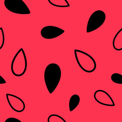 Pattern with watermelon surface. Minimalist watermelon high quality seamless pattern. Watermelon background.