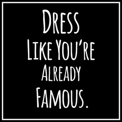 Funny, inspirational quotation. Vector art.