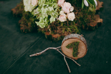 Numbering tables at the wedding