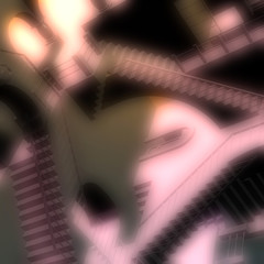 3D Illustration of an Interior Illusion