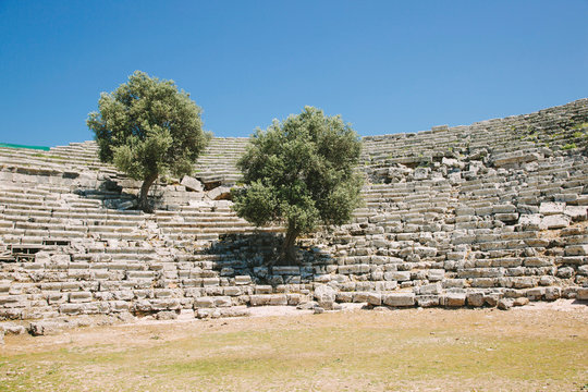 Roman Theatre, Kaunos, Dalyan, Mugla, Turkey