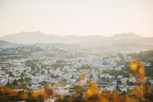 View of town, Bodrum, Mugla, Turkey