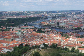 Fototapeta na wymiar Vue sur Prague