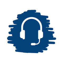 Headset - Handgezeichnete Linien
