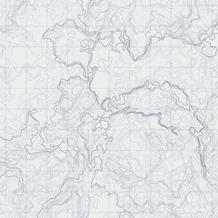 Abstract contour map with different relief. Topographic vector illustration for navigation