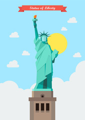 Statue of liberty illustration © siraanamwong