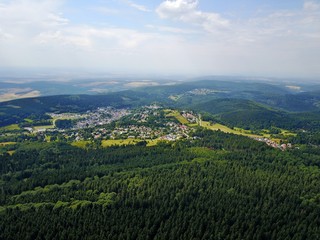 Fototapeta premium Hessen aus der Luft