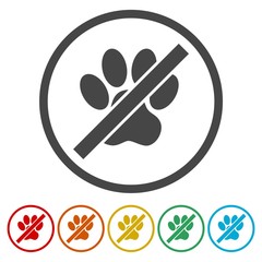 No Pets Sign - Illustration 