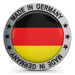 Button made in Germany