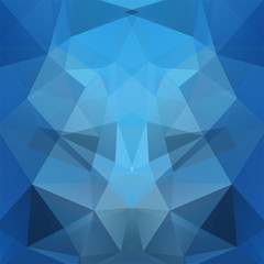 Background of geometric shapes. Blue mosaic pattern. Vector EPS 10. Vector illustration
