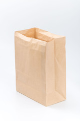 Package for products on white background. fast food