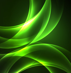 Glowing geometric shapes