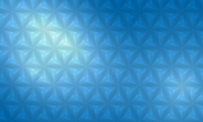 Vector abstract regular polygonal blue background