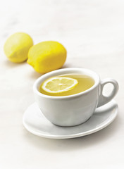 A cup of lemon tea