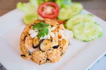 Seafood fried rice
