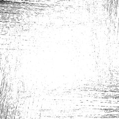 Border scratches grunge texture, black on white background